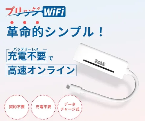 革命的シンプル ブリッジWiFi