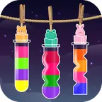 ウォーターカラーソート（Water Color Sorting）（LEVEL5到達）