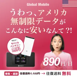 アメリカ専用レンタルWiFiルーター U.S.データ