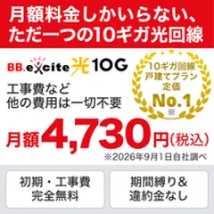BB.excite光10G