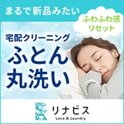 宅配ふとんクリーニングリナビス