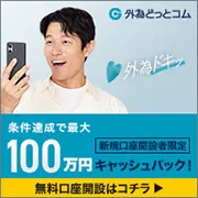外為どっとコム(入金10万円+5万通貨取引以上の取引完了)