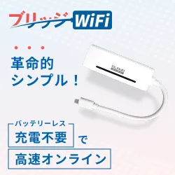 革命的シンプル ブリッジWiFi