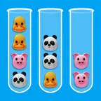SmaAD ボールソート:色分けパズル(レベル500クリア)