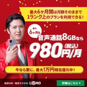 格安SIM LIBMO（リブモ）