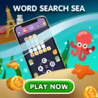 Word Search Sea Game（Blue Whaleに到達）
