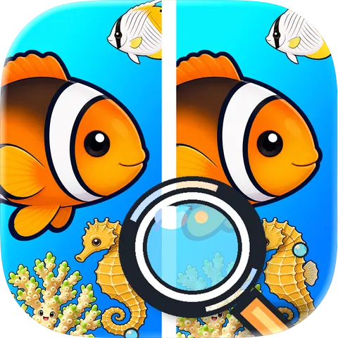 海の生き物 間違い探し