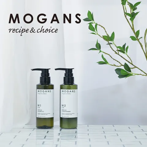 商品購入後、商品受け取り MOGANS シャンプー&コンディショナー白樹