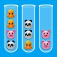 ボールソート:色分けパズル