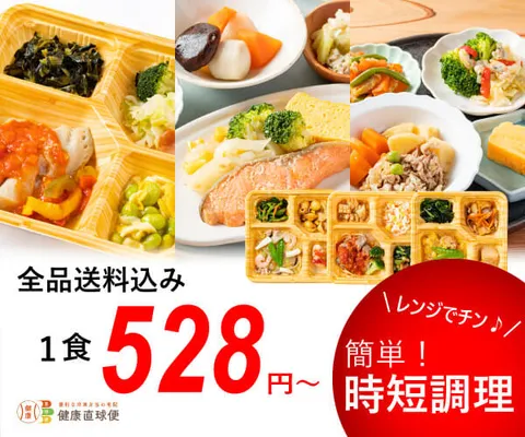 便利な冷凍弁当 健康直球便 （5食セット）